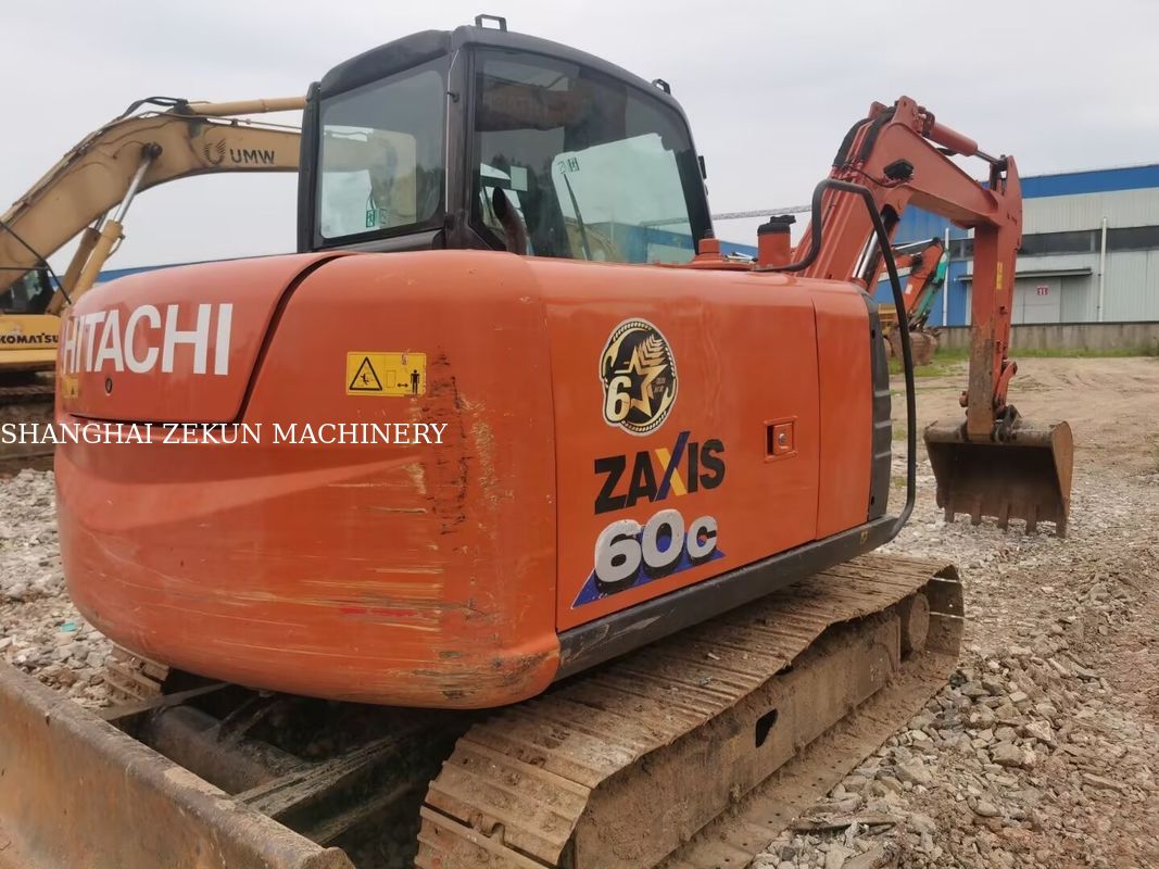 2023 Hitachi ZX60C-6A Excavator 2785hrs Trọng lượng hoạt động 5 đáp ứng tiêu chuẩn phát thải cấp 3 / giai đoạn III
