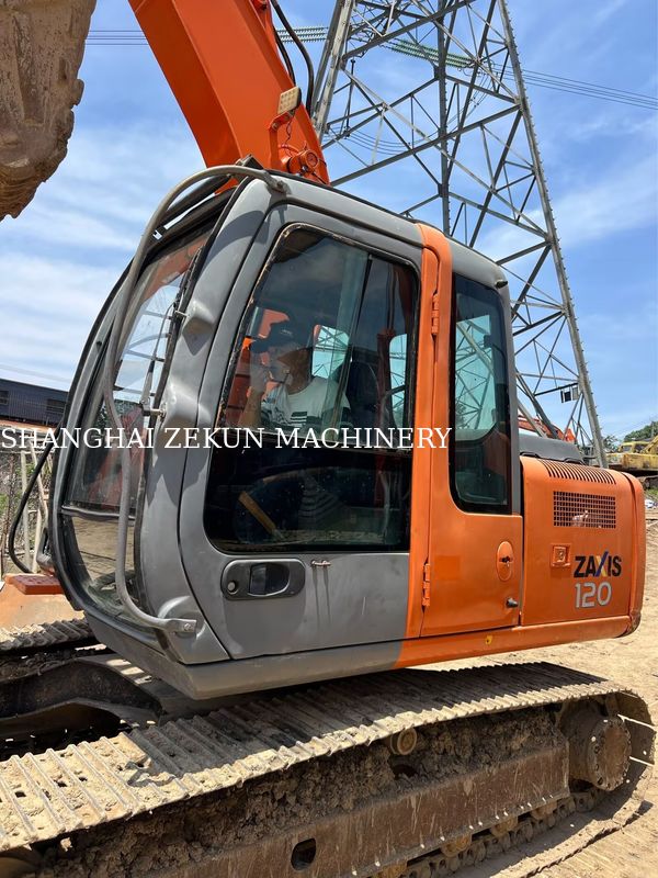 Hitachi ZX120-6 Excavator 14165hrs cho nhu cầu kinh doanh Chất chứa nhiên liệu Capacity 240 L Hydraulic Pressure 34.3 MPa
