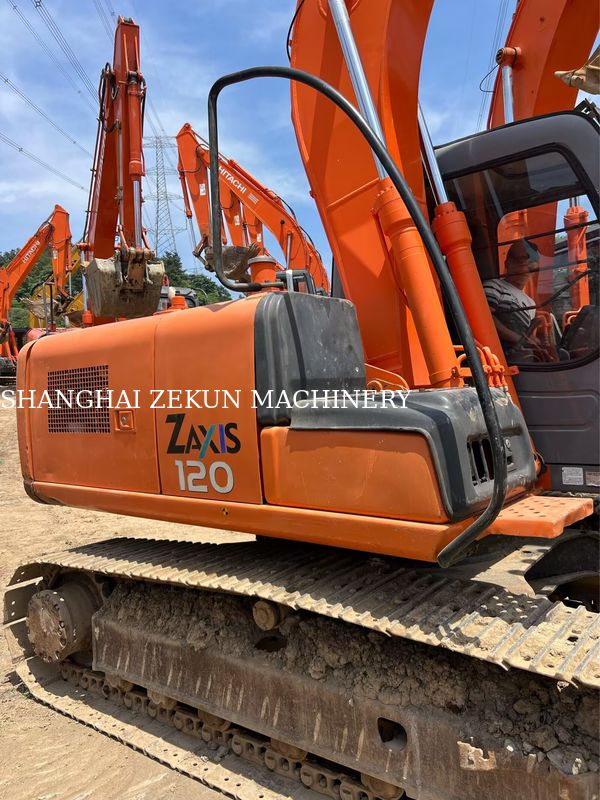 Hitachi ZX120-6 Excavator 14165hrs cho nhu cầu kinh doanh Chất chứa nhiên liệu Capacity 240 L Hydraulic Pressure 34.3 MPa