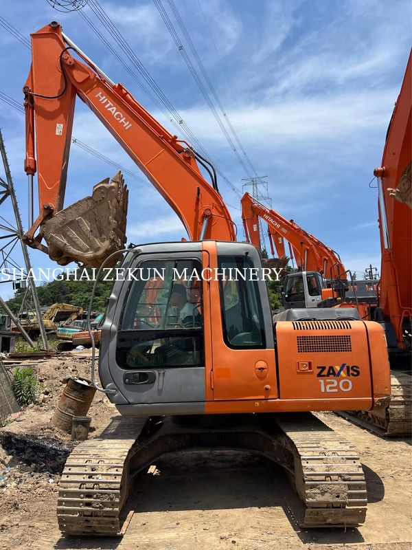 Hitachi ZX120-6 Excavator 14165hrs cho nhu cầu kinh doanh Chất chứa nhiên liệu Capacity 240 L Hydraulic Pressure 34.3 MPa
