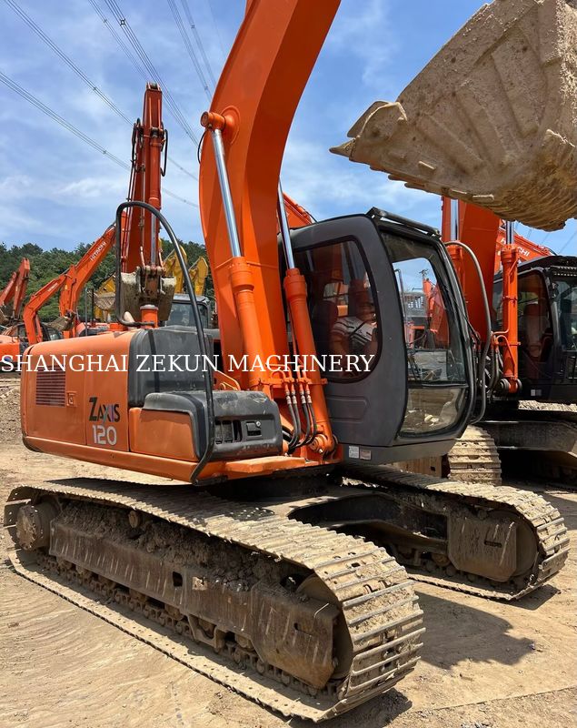 Hitachi ZX120-6 Excavator 14165hrs cho nhu cầu kinh doanh Chất chứa nhiên liệu Capacity 240 L Hydraulic Pressure 34.3 MPa
