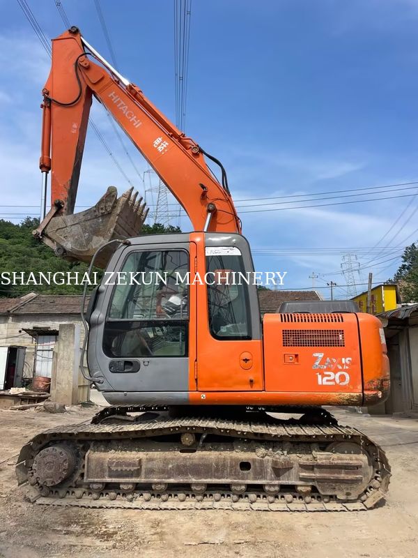 Hitachi ZX120-6 Excavator được sử dụng với chiều dài cánh tay 2,5m và 210mm Max Dumping Height 11158hrs