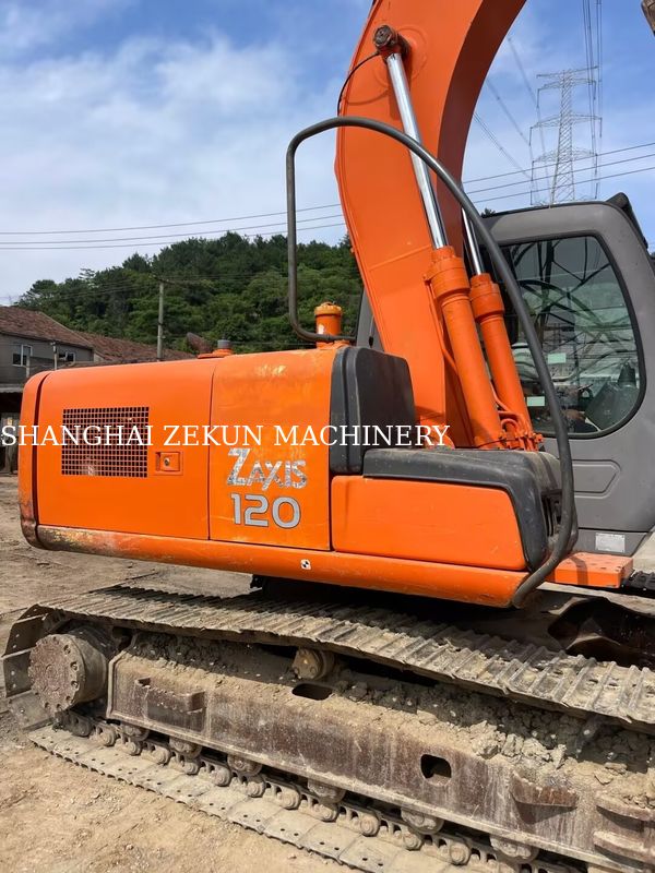 Hitachi ZX120-6 Excavator được sử dụng với chiều dài cánh tay 2,5m và 210mm Max Dumping Height 11158hrs