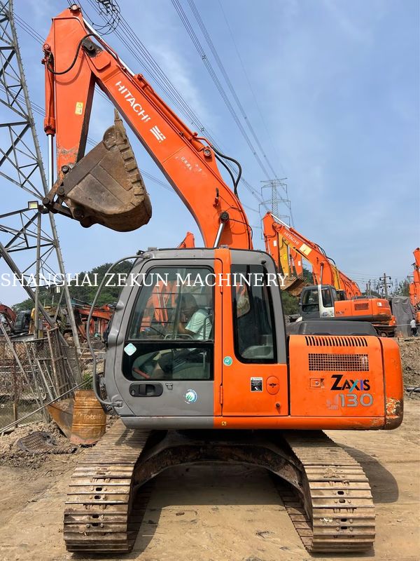 Máy xúc Hitachi ZX130-6 đã qua sử dụng với 11053 giờ hoạt động, chiều dài cần 4.6m, áp suất thủy lực 34.3 MPa